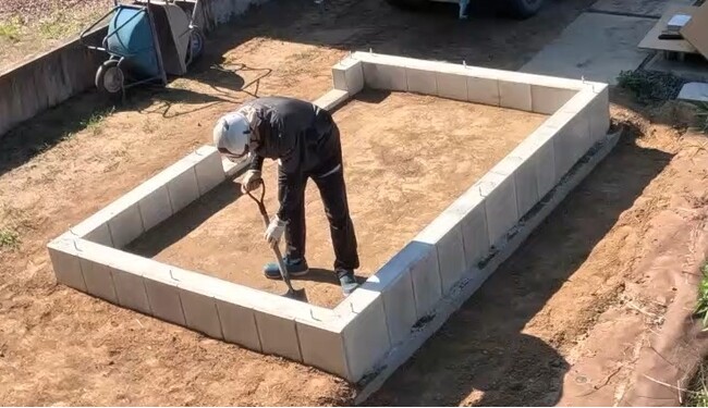 災害復興住宅を速やかに着工できるプレキャスト板(PCa板)で作る新しい基礎工法を開発！