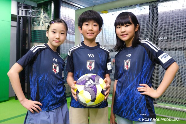 サッカー日本代表のユニフォームを着てシュート測定！KDDIがキッザニア東京「サッカースタジアム」パビリオンに協賛