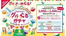 お得なグルメチケットが当たる「グルメでめぐる みなとみらい グルぐるガチャ」2/17「ガチャの日」を含む6日間で開催！