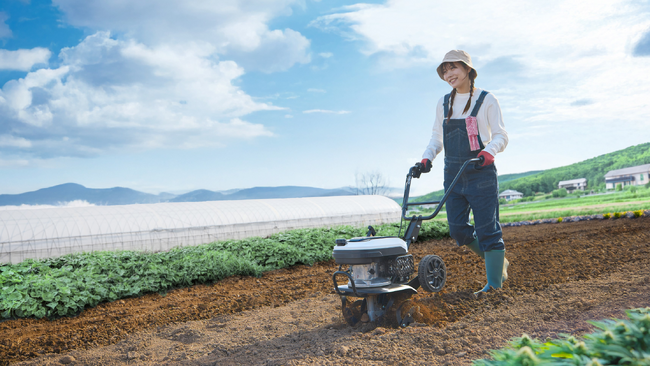 『土作り、野菜作りが楽しくなる!初めての方でも使いやすい耕うん機』発売開始