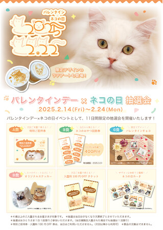 総勢約650頭以上！2月22日はネコの日！大好評のMOFFネコの日イベントを今年も開催！『バレンタインデー×ネコの日2025』 を開催します！