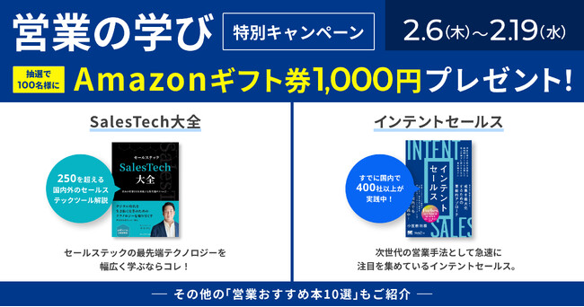 Sales Marker、”営業の学びを深める”読書キャンペーンを株式会社マツリカとともに開催