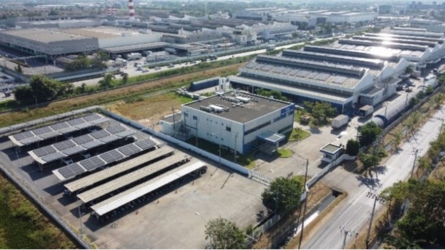 自家消費型太陽光発電サービスをFCC(THAILAND)が所有するタイの2工場に昨年12月から導入