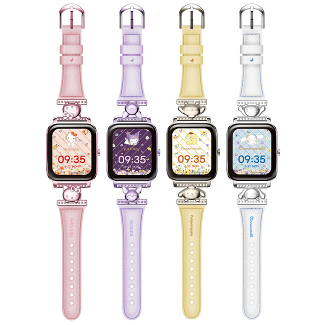 サンリオキャラといつも一緒♪ 国内初※の可愛いスマートウォッチ4種が登場！
