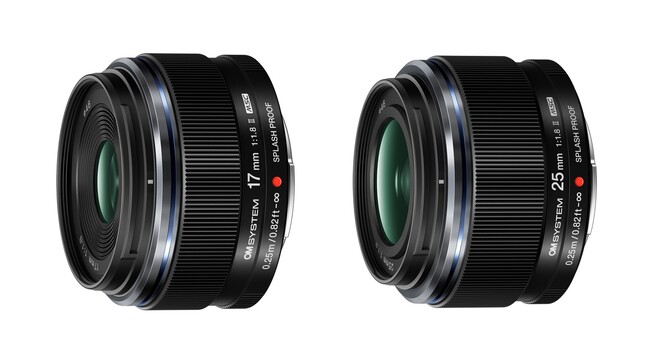 防塵・防滴性能を備えた高画質単焦点レンズ「M.ZUIKO DIGITAL 17mm F1.8 II」ならびに、「M.ZUIKO DIGITAL 25mm F1.8 II」を発売