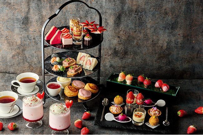 【SHIBUYA STREAM HOTEL】3月1日（土）より苺づくしのアフタヌーンティーが登場！～苺の食べ比べや苺スイーツで春を食べつくす～