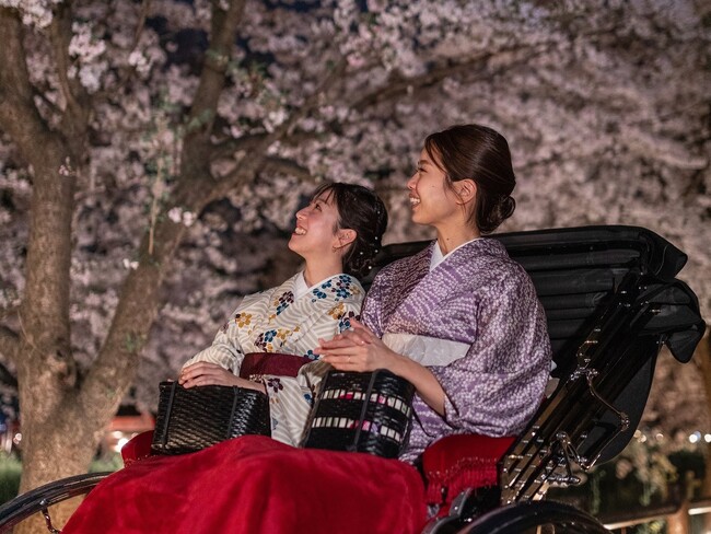 【川越プリンスホテル】春風を感じながら人力車でめぐる、絶景夜桜と小江戸の魅力体験