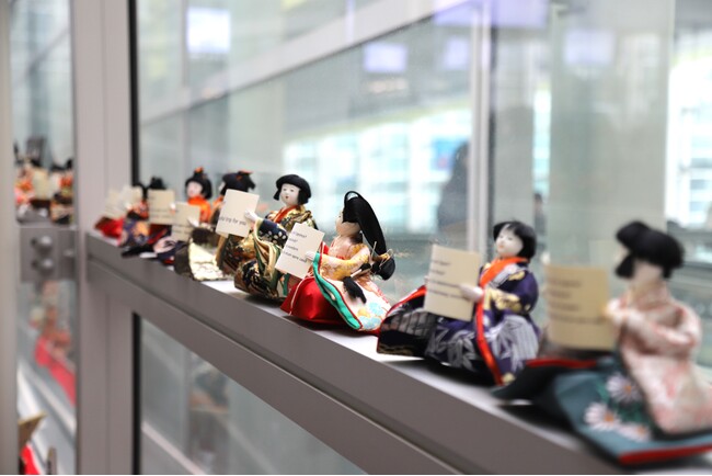 中部国際空港セントレアでひな祭り。今年も「福よせ雛」を展示しました!