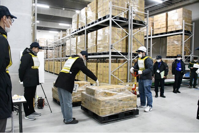 【東京都板橋区】東京都と合同で緊急支援物資輸送訓練を実施しました
