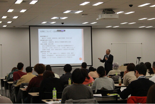 福祉事業の継続に不可欠なBCP策定を学ぶ。ReSowホールディングスが福祉関係者向けセミナーを開催。