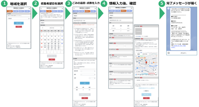 東京都青梅市に「LINEを活用した粗大ごみ収集の申込受付ツール」を提供開始