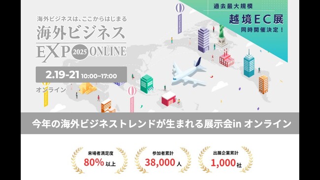 海外進出を支援するグローバルメディエーターSocial Zeroは 「海外ビジネスEXPO2025オンライン」に出展いたします。