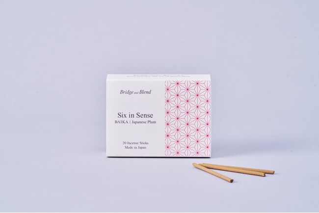 平安時代の調香を再現したお香「Six in Sense」シリーズ、スティック香に春の香り『BAIKA』が新しく登場！2025年秋までに全6種類を展開