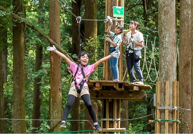 ≪長崎初≫野岳湖公園に隣接する森に新たな自然共生型アウトドアパーク誕生！フォレストアドベンチャー・おおむら長崎が2025年GW前オープン