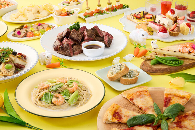 「春のレストランフェア」3月7日より開催　春野菜や旬の苺を使用した季節感あふれるメニューが勢揃い！