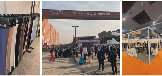 インドで開催される世界最大級のテキスタイルとアパレルの展示会「Bharat TEX 2025」に出展