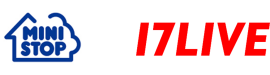 ミニストップ・17LIVEロゴ ミニストップ・17LIVEロゴ