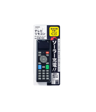 ソーラーテレビリモコンを発売。