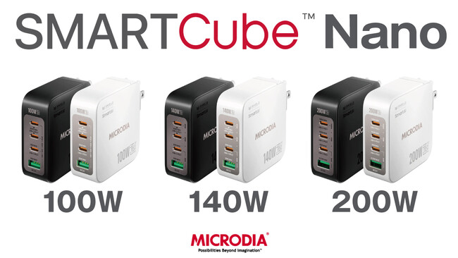 最大200WのGaN充電革命！MICRODIAの最新ウォールチャージャー7種！30Wから200Wまで選べる新世代急速充電器ラインナップ