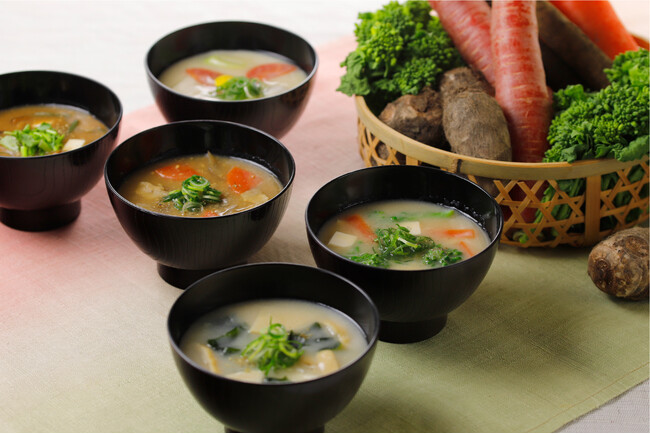 【名代とんかつ かつくら】旬の食材を愉しむ、全5種類の特別なおみそ汁。毎年ご好評の『おみそ汁フェア』がスタート。