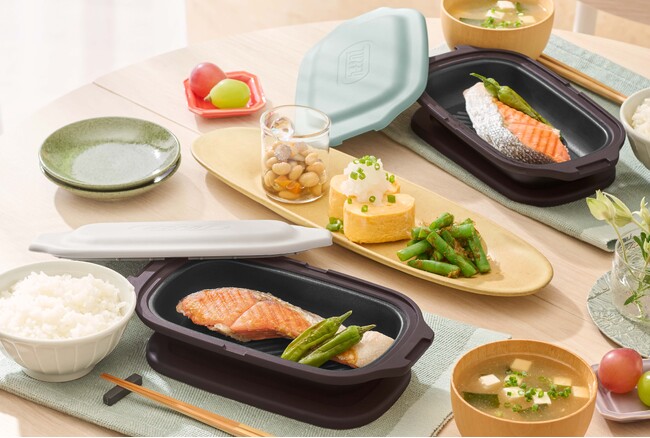 できたてアツアツのまま食卓へ！そのままお皿として使える新タイプが仲間入り 「Toffy 電子レンジ用 グリルディッシュ」発売