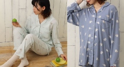 人気のチンチラがデザインされたオリジナルルームウェアを「Bleu Bleuet（ブルーブルーエ）」の店舗とオンラインストアより発売！　柔らかく気持ち良い肌触り♪
