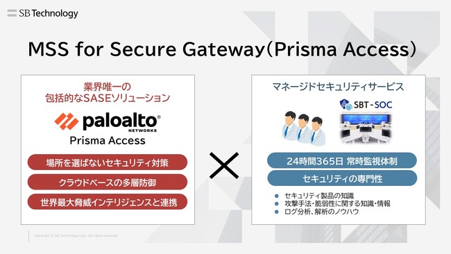 SBテクノロジー、「Prisma Access」の監視サービスを提供開始