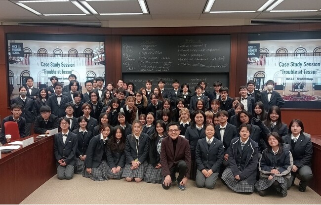 国際高等学校がハーバード流ケースメソッドの特別授業「起業家リーダーシップ」を実施