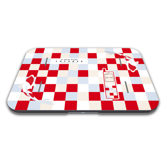 auのデザインケータイ「INFOBAR」コラボデザインのスマートバスマットを2月14日にau限定で発売