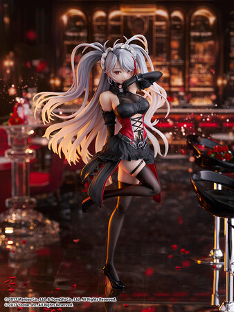『アズールレーン』プリンツ・オイゲンの1/7スケールフィギュアが登場！ワイングラス片手に大人の色気(ハート)