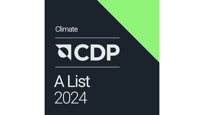 「CDP」の気候変動分野において最高評価「Aリスト」に初選定
