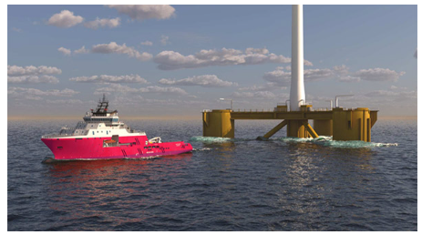 商船三井と深田サルベージ建設が浮体式洋上風力の曳航・係留作業船の協業に向けた覚書を締結