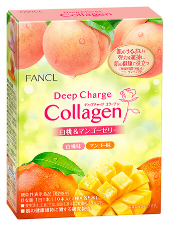 「ディープチャージ コラーゲン 白桃＆マンゴーゼリー」（機能性表示食品）　2025年2月19日（水） 発売