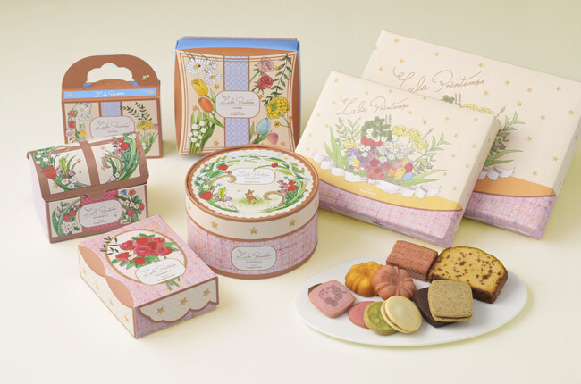 【銀座コージーコーナー】うららかな春を彩る焼菓子ギフト「la la printemps (ララ プランタン) 」が期間限定で登場