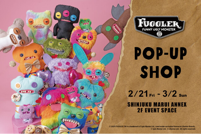 FUGGLER（ファグラー）のアパレルグッズを取り揃えたポップアップストアを新宿マルイアネックスにて開催！