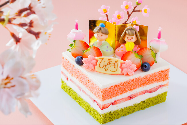 【ホテル日航立川 東京】パティシエ特製「ひなまつりケーキ」を2月22日（土）より販売