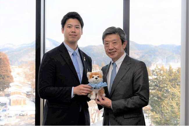 ハチ公の出生地秋田県大館市、秋田犬保存会公式ぬいぐるみ「マサル」がホテル公式インフルエンサーに就任！新たな渋谷の魅力を世界に発信します