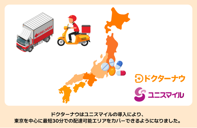 ドクターナウ、日本国内のオンライン診療及び薬の配達サービスを大幅に拡大