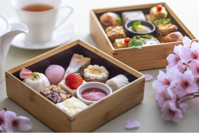 【リーガロイヤルホテル京都】心躍る麗らかな季節に春らしさ満開のデザートを『春のラウンジデザート』販売