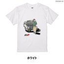 『頭文字D』 藤原拓海と AE86 の半袖Tシャツ 『頭文字D』 藤原拓海と AE86 の半袖Tシャツ