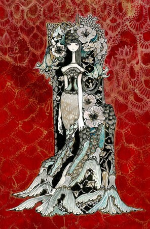 【京都 蔦屋書店】水井晴香の個展「赤の鱗片」を3月3日（月）より開催。人々が併せ持つ強さと儚さを表現する。