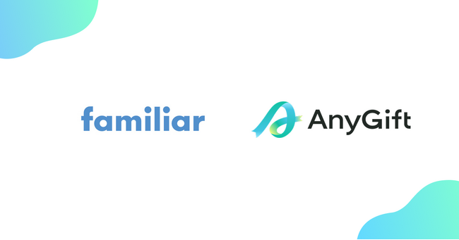 SNSフォロワー数30万人以上！ベビー・子ども関連ブランド「ファミリア」にて、eギフトサービス『AnyGift』を導入