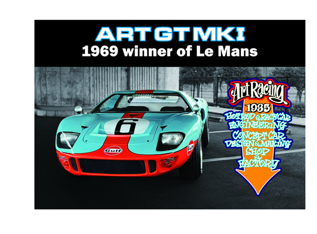 60年代後半、ル・マンを制覇した、伝説のレースカーを現代に！　「Art GT Mark１」 2025年2月22日　パシフィコ横浜　ノスタルジック２デイズにて正式販売開始！