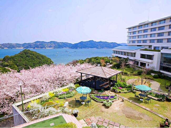 「旅荘 海の蝶」春の訪れ。敷地内2,000本の桜を満喫。桜づくしの「SAKURA LUXE」プランを発売