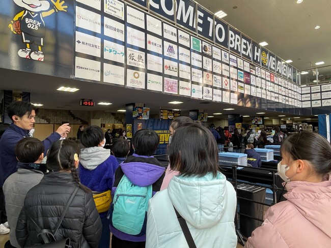 【活動レポート】宇都宮市内の小学生に試合前アリーナ見学を実施