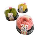 ラベルも可愛い雛カラーの手延べ麺 ラベルも可愛い雛カラーの手延べ麺