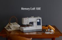 コンパクトな刺しゅう専用ミシン「Memory Craft 100E」4月17日発売！クリエイティブな活動を始めたい方にオススメ