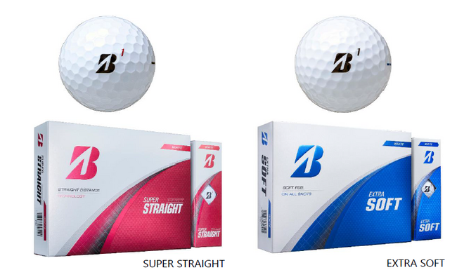 ゴルフボール 『BRIDGESTONE GOLF SUPER STRAIGHT』『BRIDGESTONE GOLF EXTRA SOFT』 新発売