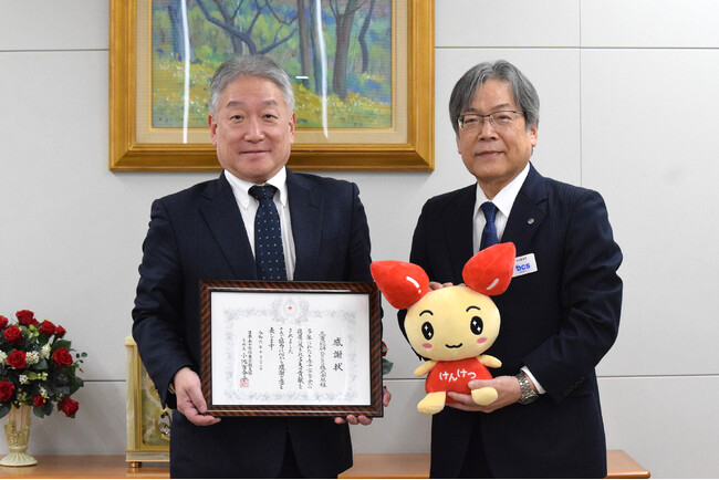 三菱総研ＤＣＳ、長年の職場献血活動に対し感謝状を受領