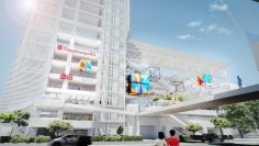 【玉川高島屋S・C】くらしに色どりを添える新たなシンボルマークに！LEDキューブを新設